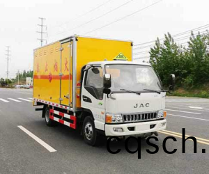 江淮駿鈴易燃氣體廂(xiang)式運輸車