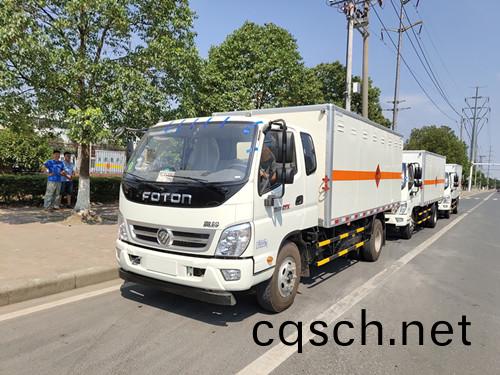 福(fu)田牌奧鈴安全達標車型(xing)5噸爆破器(qi)材運輸車
